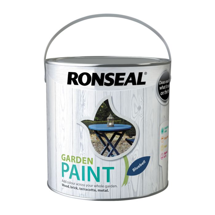 Picture of Ronseal 2.5ltr  Garden Paint Bluebell