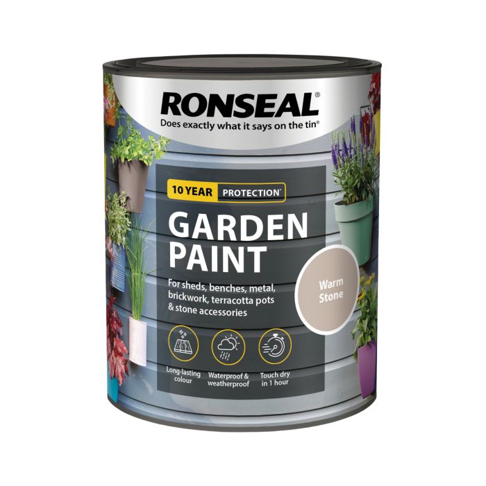 Picture of Ronseal 750ml Garden Paint Colour Wstone