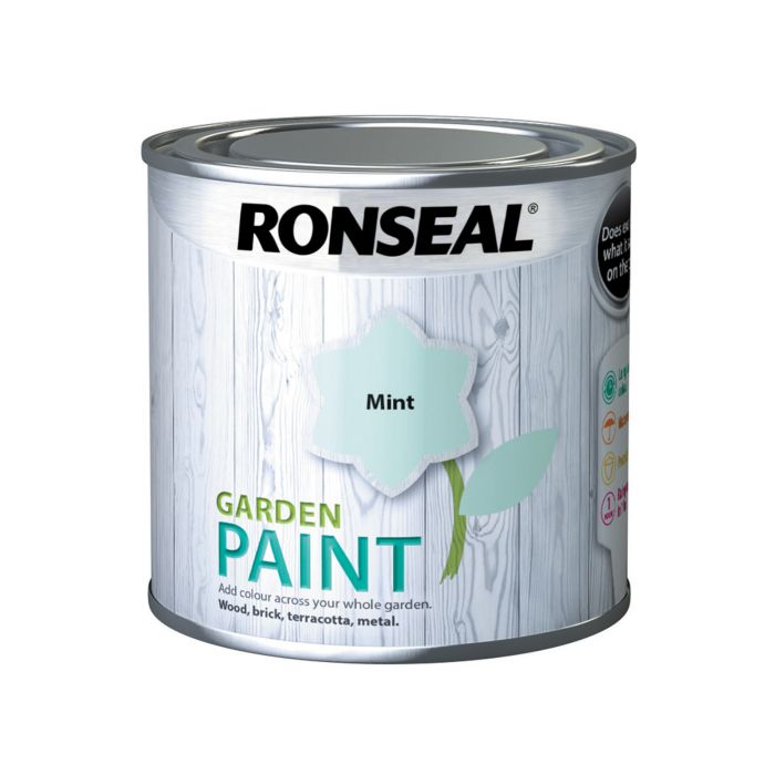 Picture of Ronseal 250ml  Garden Paint Mint