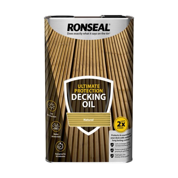 Picture of Ronseal 5ltr Ultimate Protection Decking Oil Natural