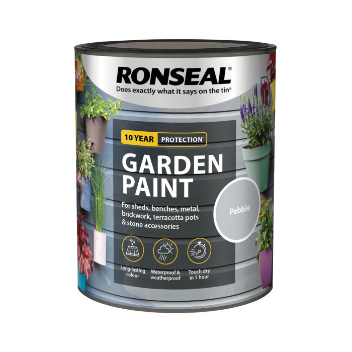 Picture of Ronseal 750ml Garden Paint Pebble