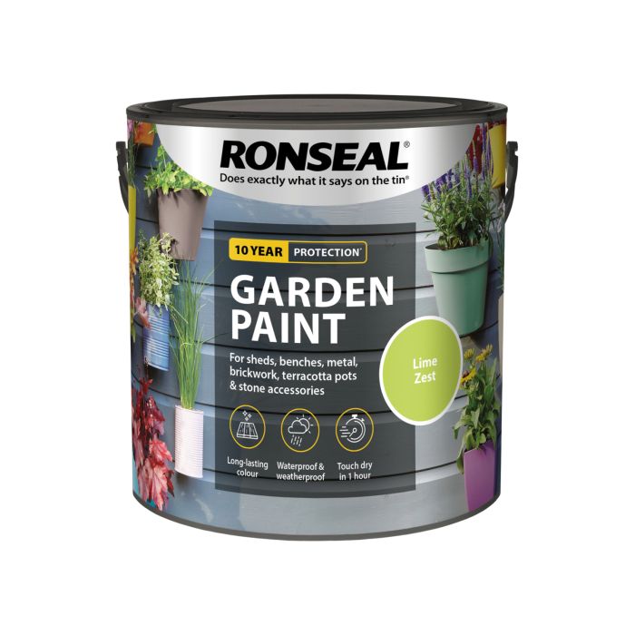Picture of Ronseal 2.5ltr  Garden Paints Lime Zest