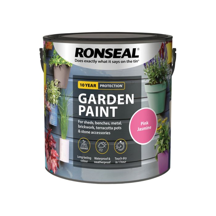 Picture of Ronseal 2.5ltr  Garden Paint Pink Jasmine