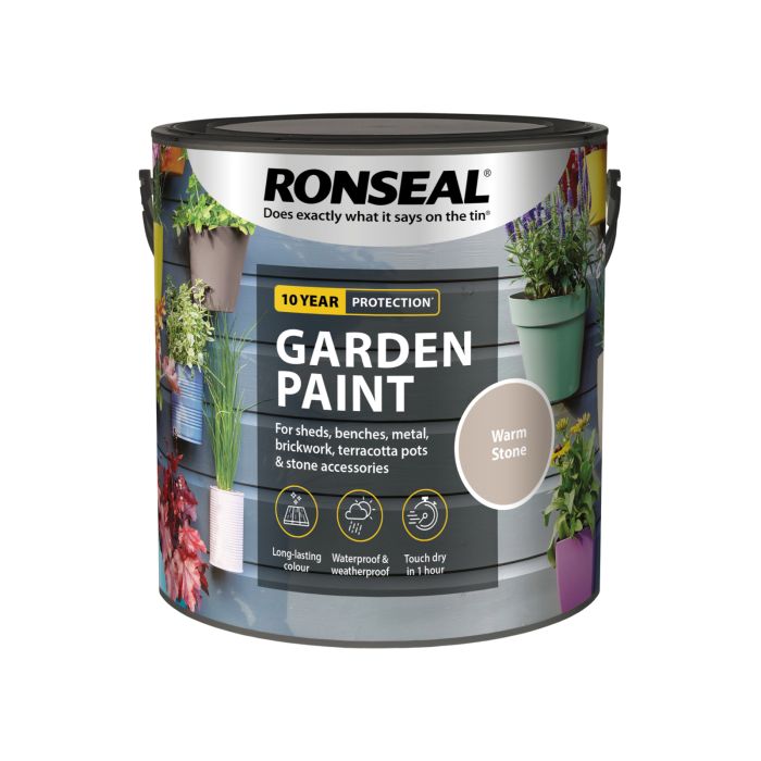 Picture of Ronseal 2.5ltr  Garden Paint Warm Stone 