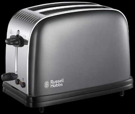 Picture of Russell Hobbs Colours Plus 2 Slice Toaster Grey