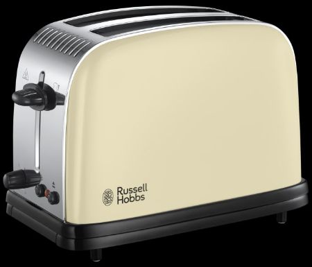Picture of Russell Hobbs Colours Plus 2 Slice Toaster Cream