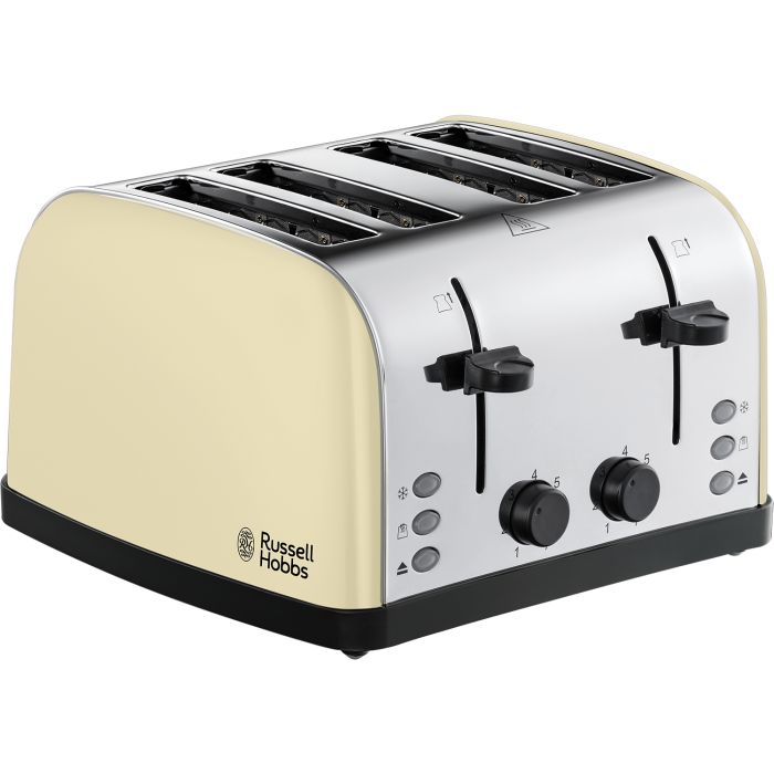 Picture of Russell Hobbs Colours Plus 4 Slice Toaster Cream