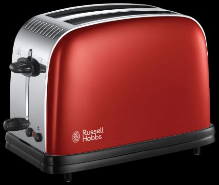 Picture of Russell Hobbs Colours Plus 2 Slice Toaster Red