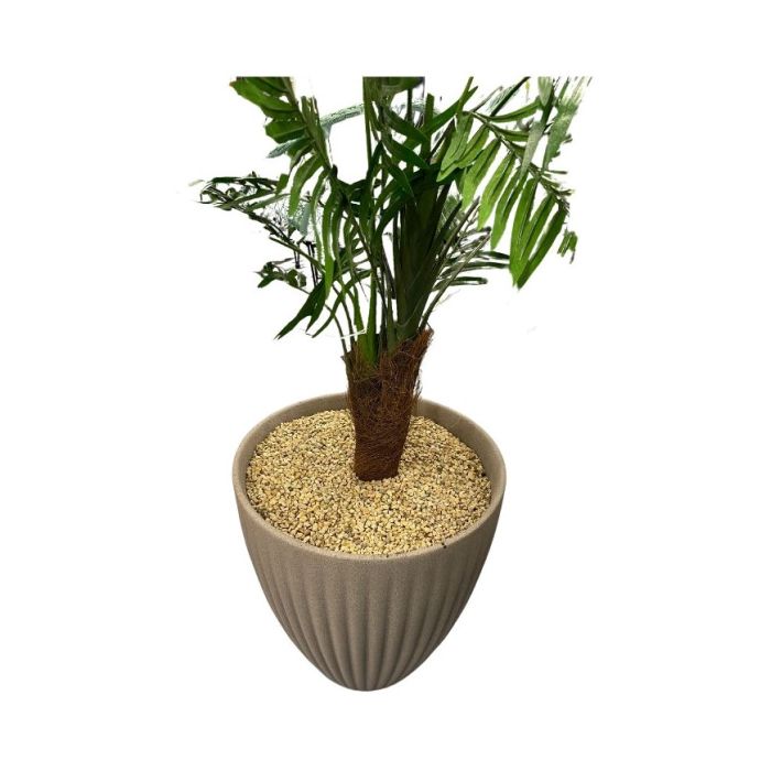 Picture of Y54199120 Flowerpot Dia 40cm Taupe