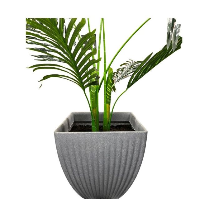 Picture of Y54199180 Flowerpot 40 X 42cm Taupe