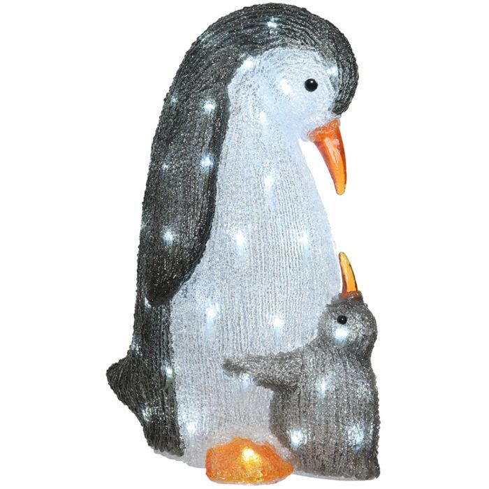 Picture of LED Acrylic Penguin with Baby - 47cm