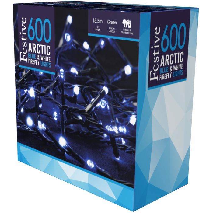 Picture of 600 Artic Blue & White Firefly Lights