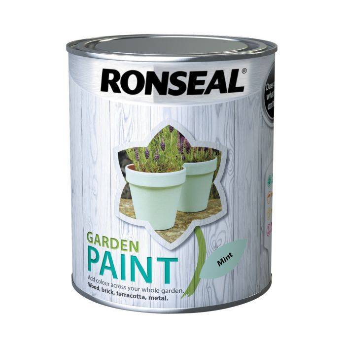 Picture of Ronseal 750ml Garden Paint Mint