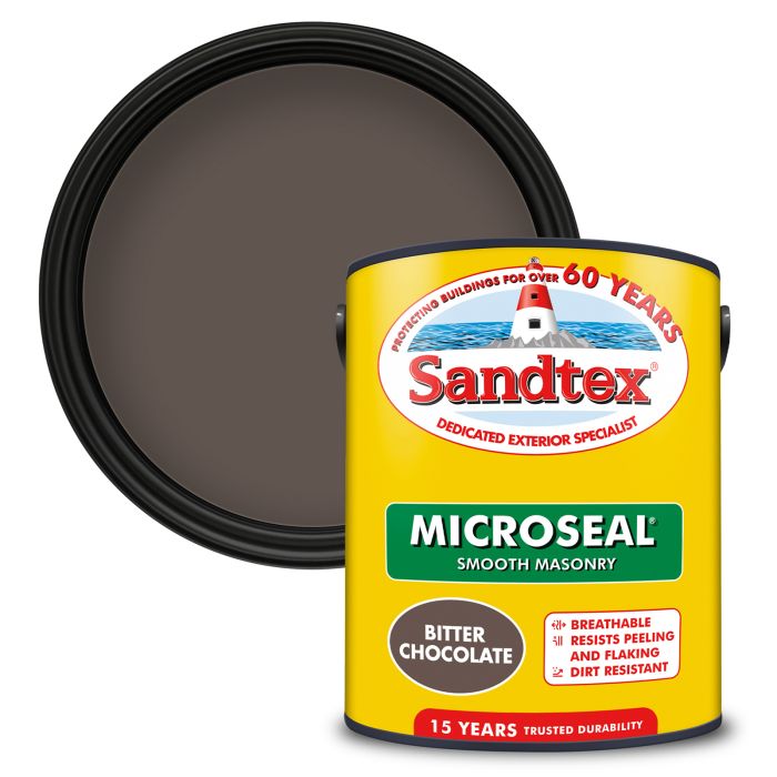 Picture of 5lt Sandtex Microseal Smooth Masonry Bitter Chocolate