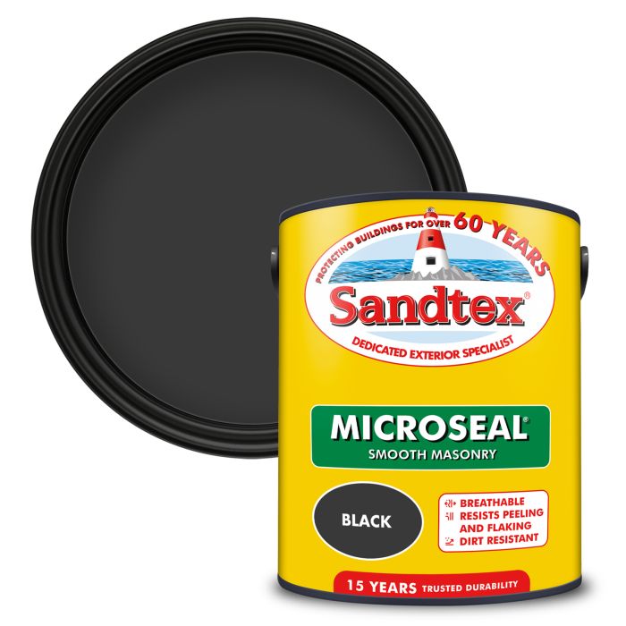 Picture of 5lt Sandtex Microseal Smooth Masonry Black