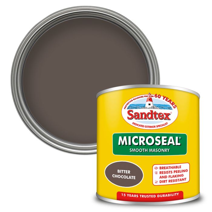 Picture of 150ml Sandtex Microseal Smooth Masonry Bitter Chocolate