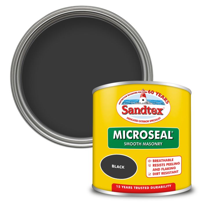 Picture of 150ml Sandtex Microseal Smooth Masonry Black