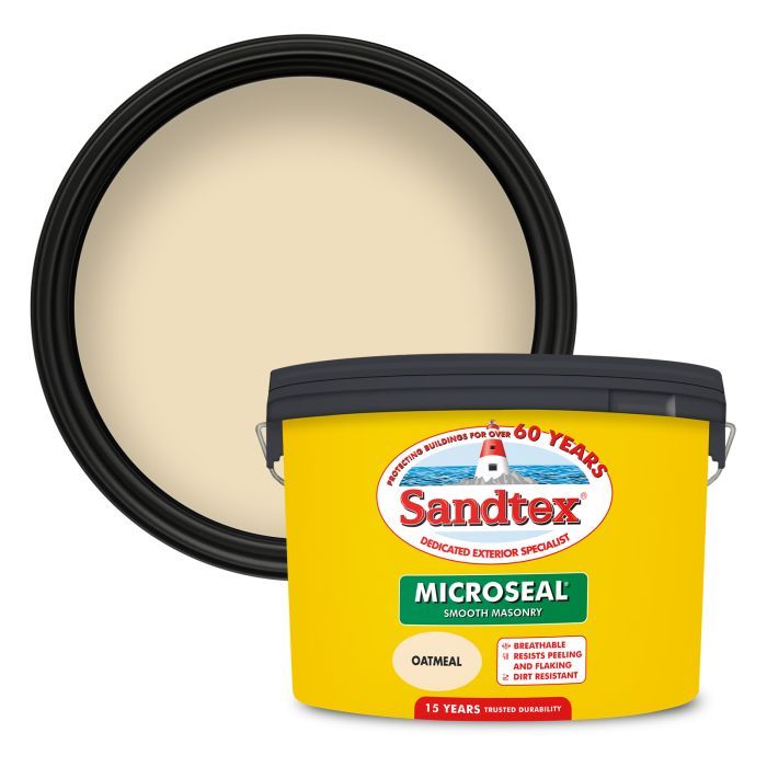 Picture of 10lt Sandtex Microseal Smooth Masonry Oatmeal