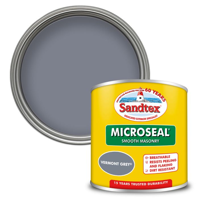 Picture of 150ml Sandtex Microseal Smooth Masonry Vermont Grey
