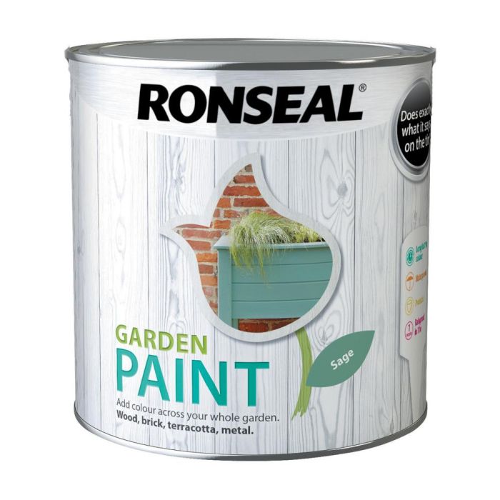 Picture of 2.5ltr Ronseal Garden Paints Sage 