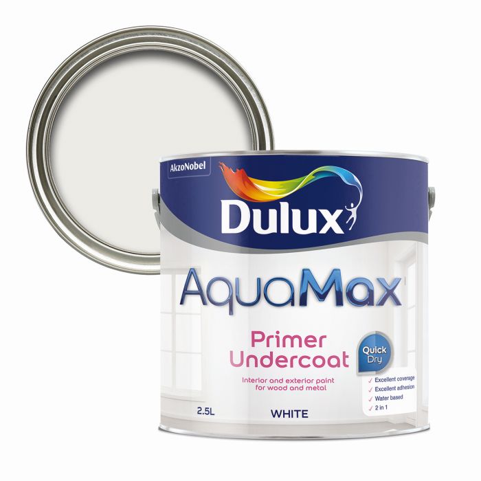 Picture of 2.5l Dulux Aquamax Primer Undercoat White