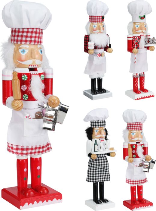Picture of Nutcracker 336cm 1 of 4 Assorted Chefs