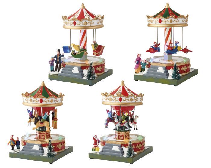 Picture of Led Plastic Carrousel 1 of 4 Assorted