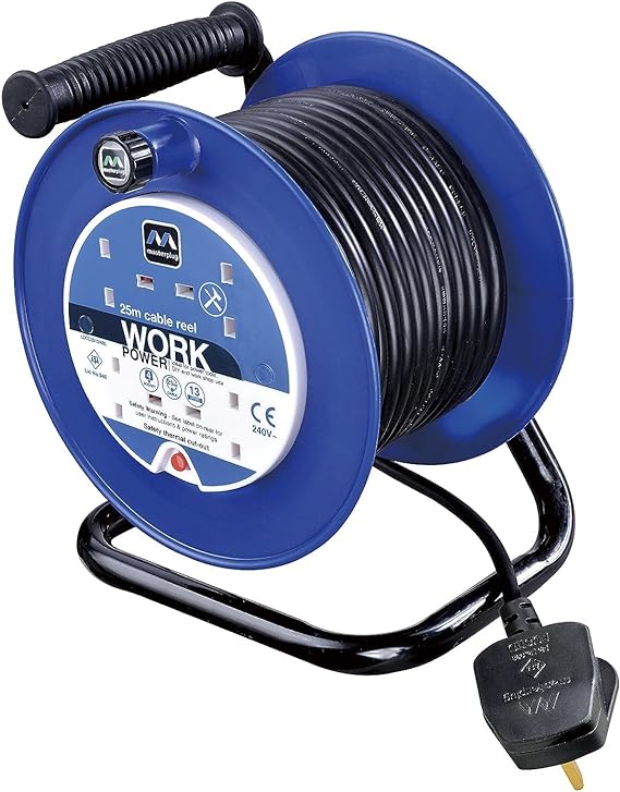 Picture of Luceco Masterplug 25M 4 Socket Open Cable Reel 