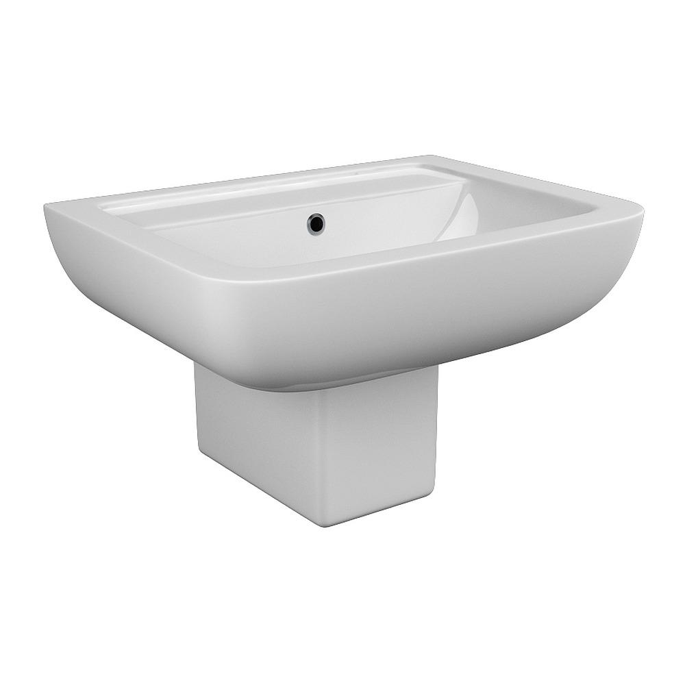Picture of Lusso 600 Square Semi Pedestal with Fixings (only - Excludes Basin)