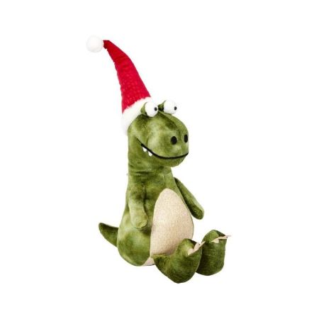 Show details for Green Festive Dino Picture of Green Festive Dino