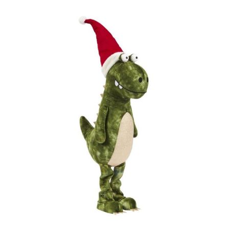 Show details for Green Festive Dino - XL Picture of Green Festive Dino - XL