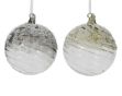 Picture of 070489 Bauble Glass Assorted Transparent, Snow On Top