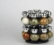 Picture of 16pc Glass Spice Jar & Revolving Rack
