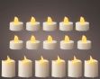 Picture of Led Tealight Plastic Fire Flame set of 16
