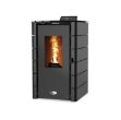 Picture of K50psblk Stanley Solis K50 Black Pellet Stove