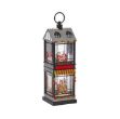 Picture of Snow Swirl Santa's Home Lantern