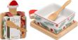 Picture of 3 Piece Christmas SERVING SET OF  BAMBOO Spoon and Platter