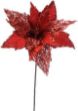 Picture of 45cm Red And Gold Poinsettia Stem