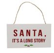 Picture of 21cm Santa Long Story Sign