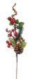 Picture of 38cm Spruce Red Berries & Gold Stands
