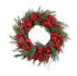 Picture of 26" Pine & Red Berry Wreath
