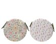Picture of Chair Pad Flower Print 2 Assorted