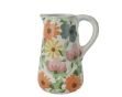 Picture of 25.5cm M/Colour Jug Flower Print