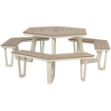 Picture of Octagonal Aluminium Garden Bench -