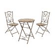 Picture of Madrid Mosaic Bistro Set - Brown