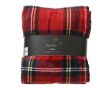 Picture of 613508 Throw polyester flannel check red/colo