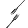 Picture of VEGER CC02 1.5m USB-C to USB-C 100W Braided Charging Cable - Black